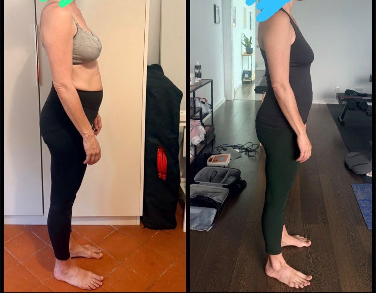 Hanna's belly binding progress photo